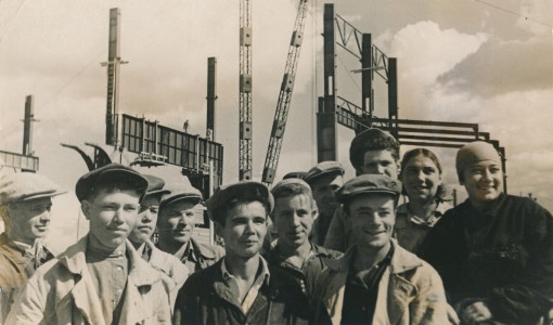 Строительство завода «Амурсталь». 1940-е гг.